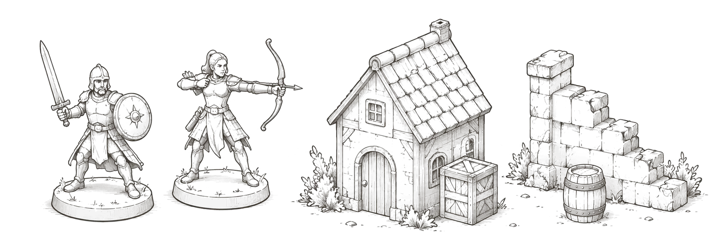 Миниатюры, террейн
