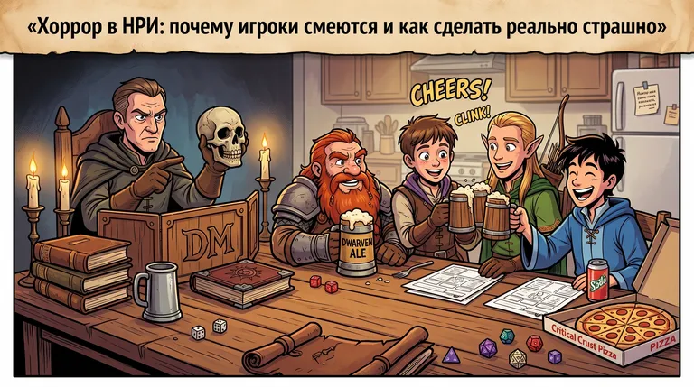 «Я подмигиваю древнему злу»: почему игроки смеются над вашим хоррором в НРИ (и как это исправить)
